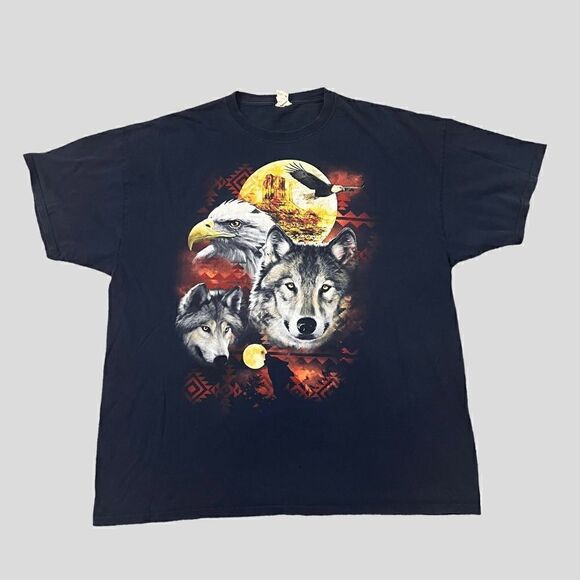 Jerzees Other - Southwester Desert Eagle Wolf Tee